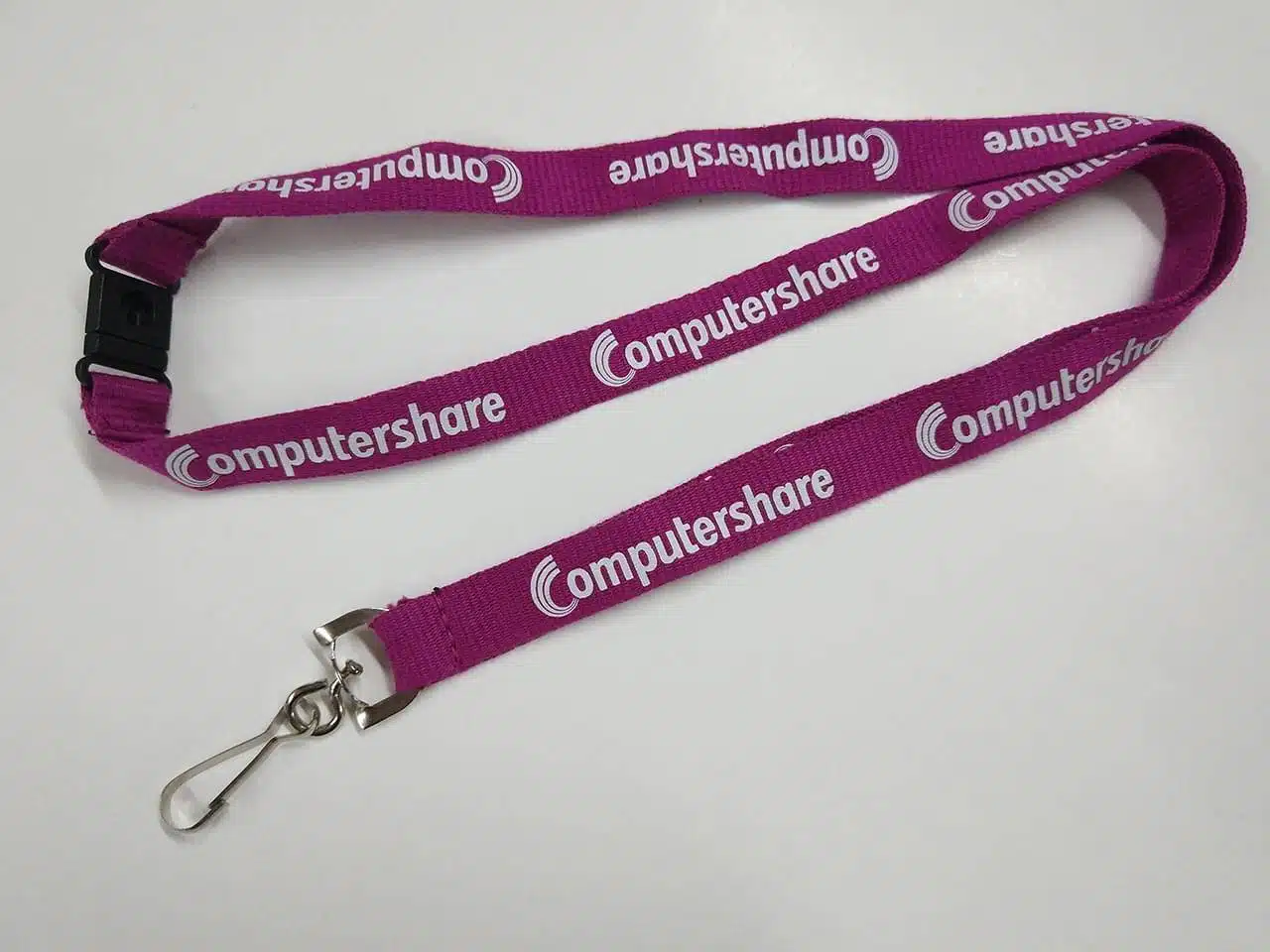 Eco Friendly Lanyard with Computershare logo