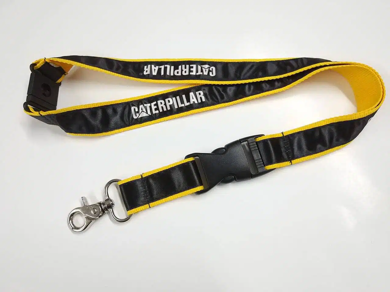 Double Layer Lanyard with Caterpillar logo